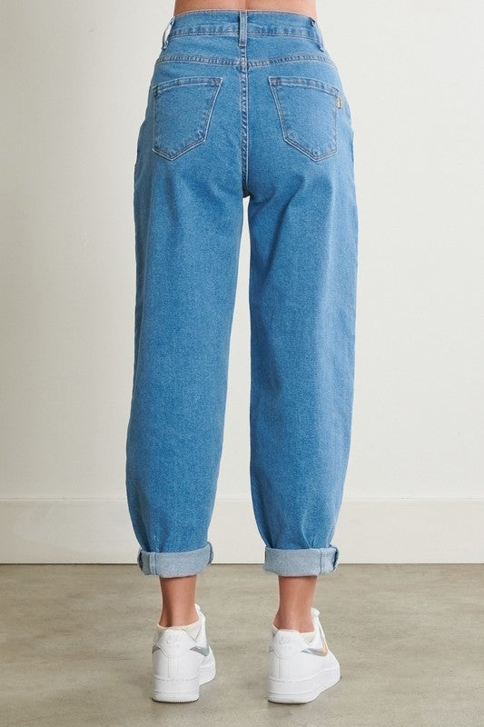 Down The Block Slouch Mom Jeans – Denim \u0026 Street