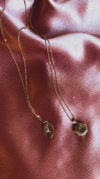 Shell Locket Necklace