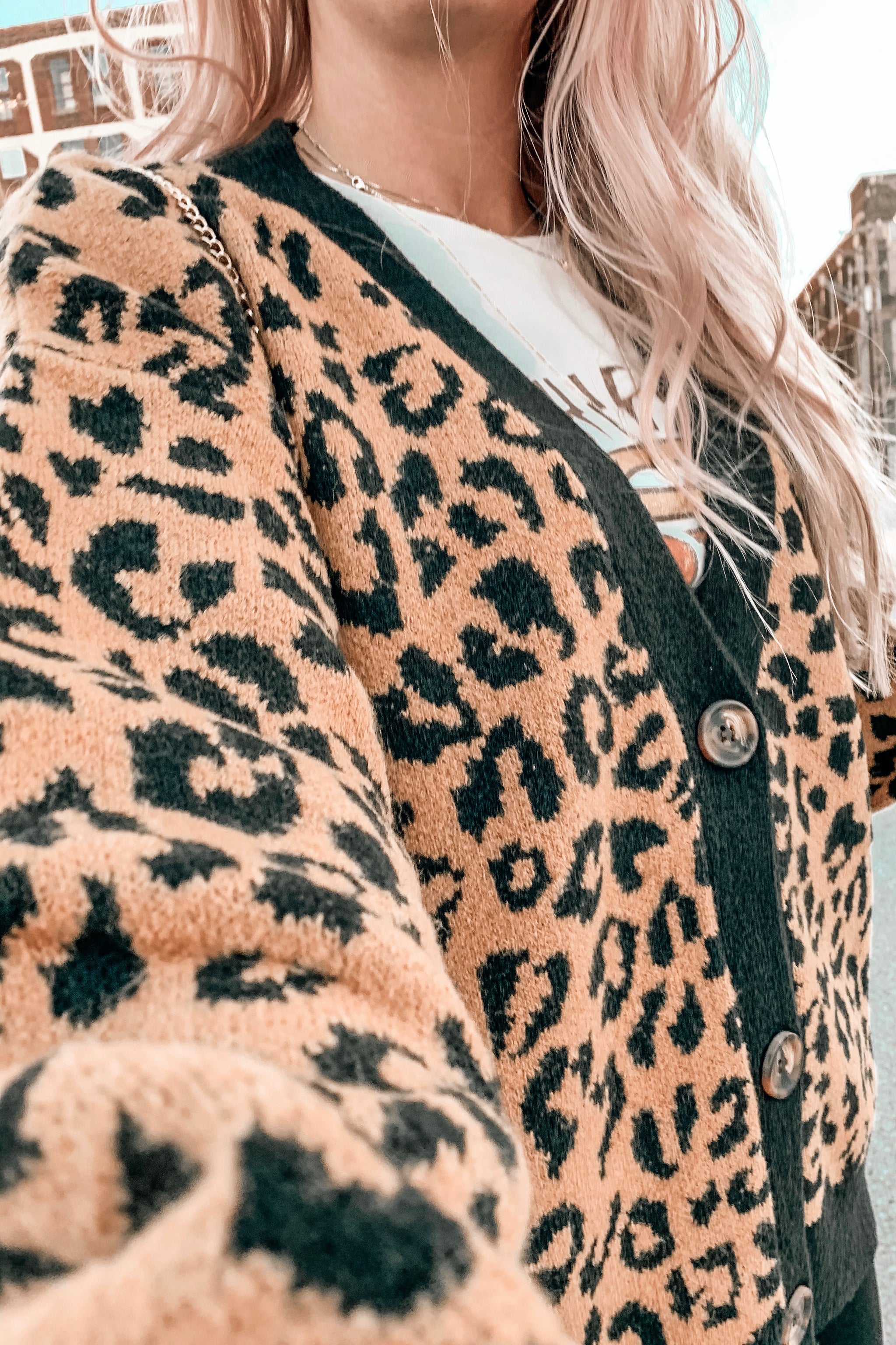 トップス Fake As Flowers Bobby Leopard Cardigan トップス Fake As Flowers Bobby Leopard Cardigan トップス Fake As