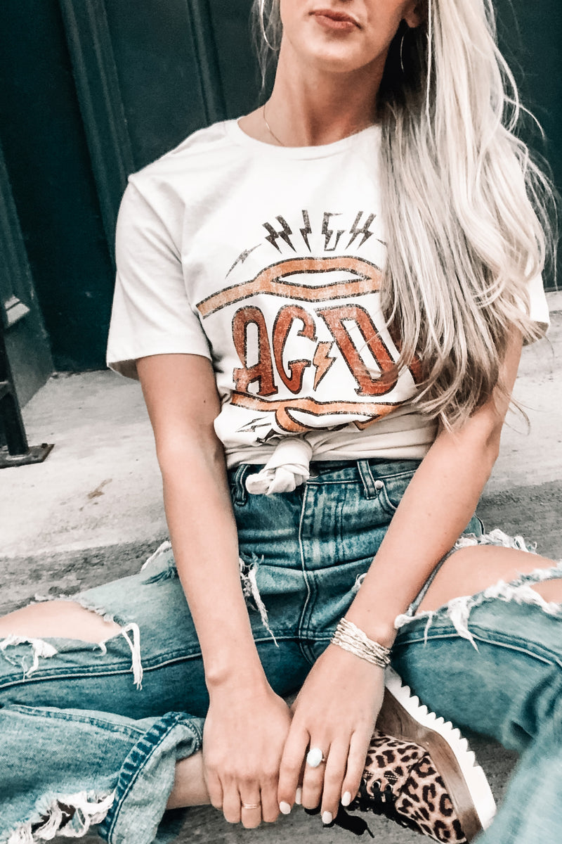 AC/DC Vintage Tee – Denim & Street