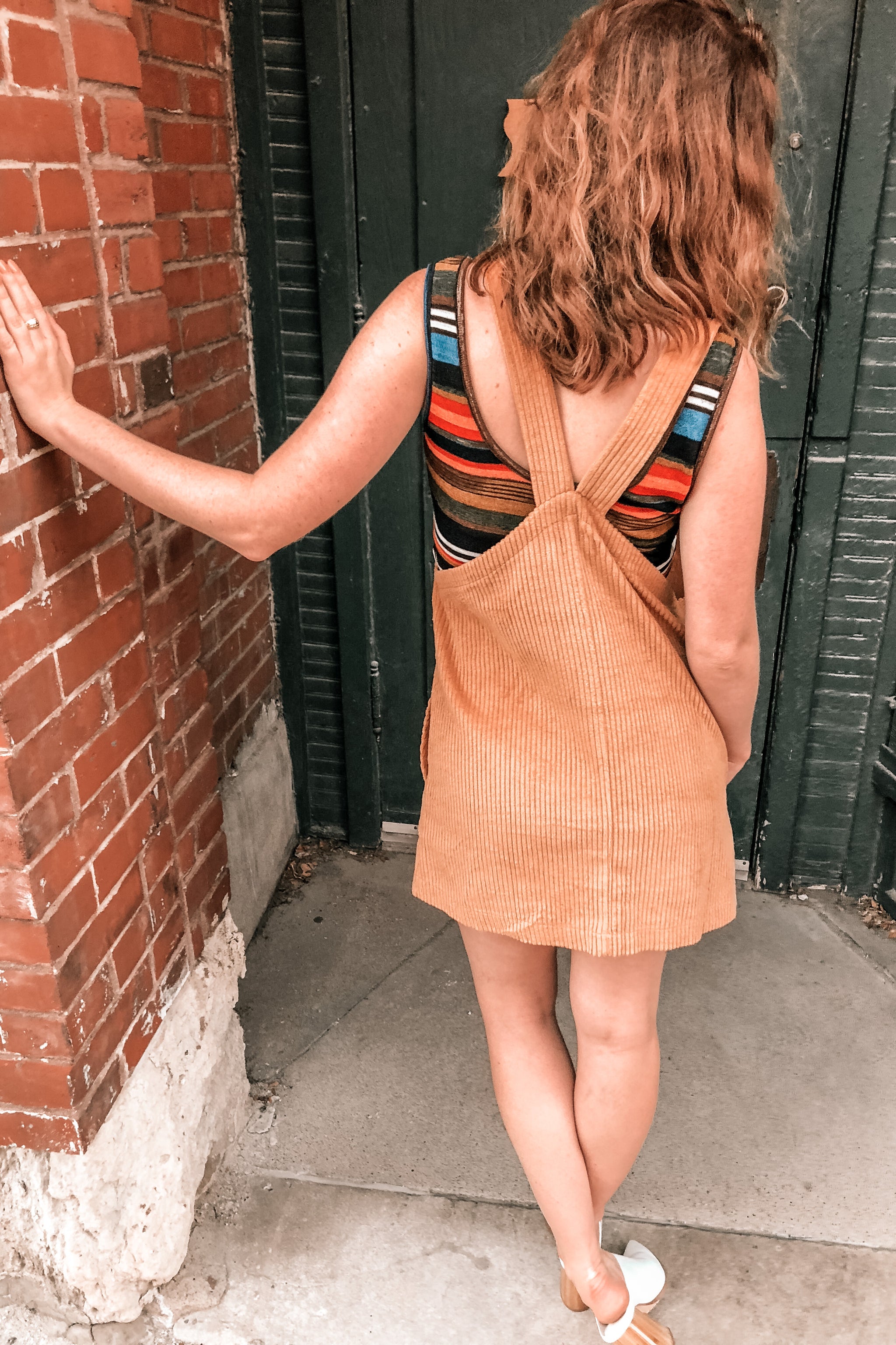 Wren Corduroy Overall Dress – Denim & Street
