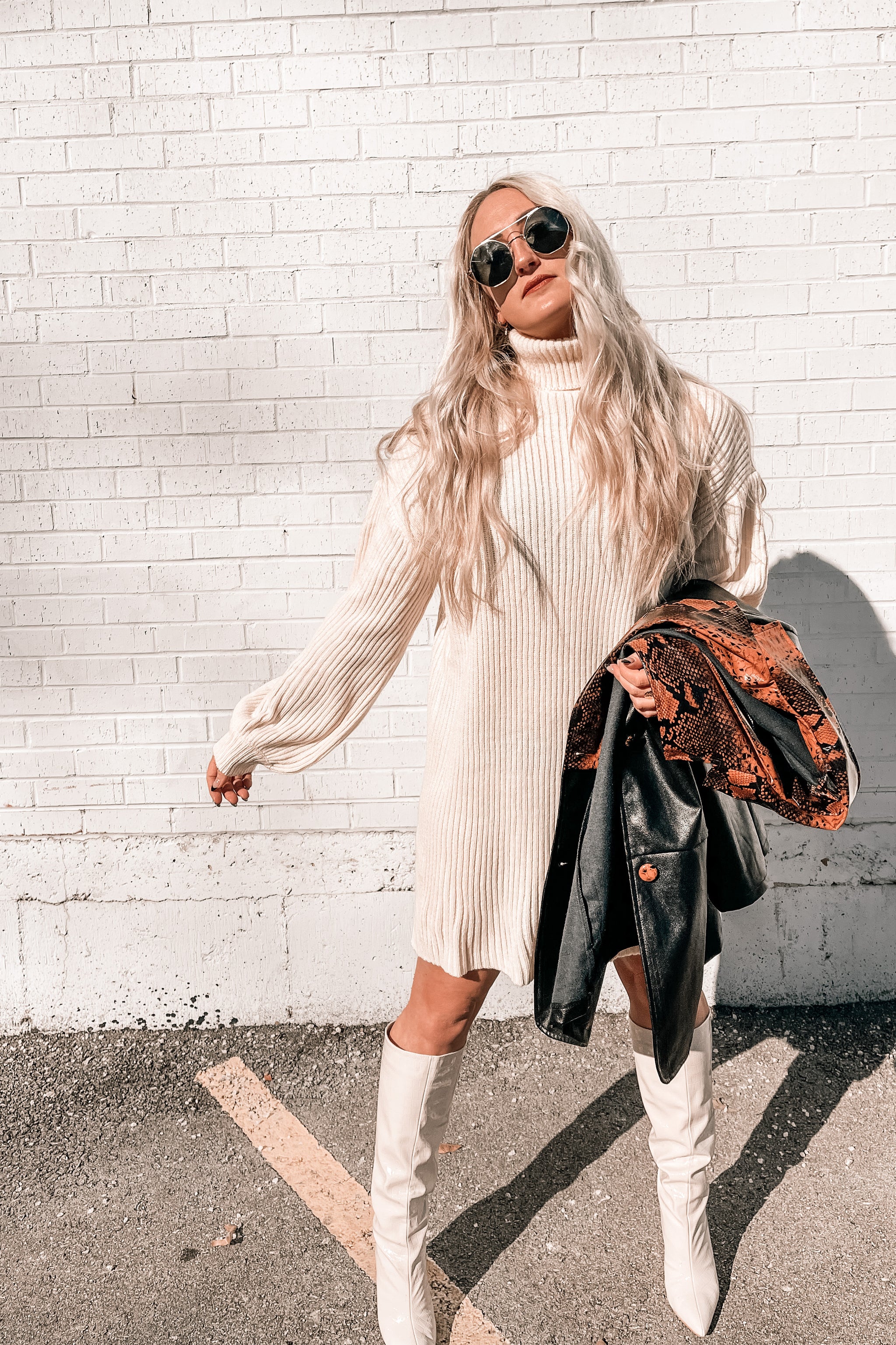 cream turtleneck dress Brigitte Sweater in Apricot Medieval Maiden Dress group_jorji ( Sleeve from Armpit Colour:LIGHT GREEN